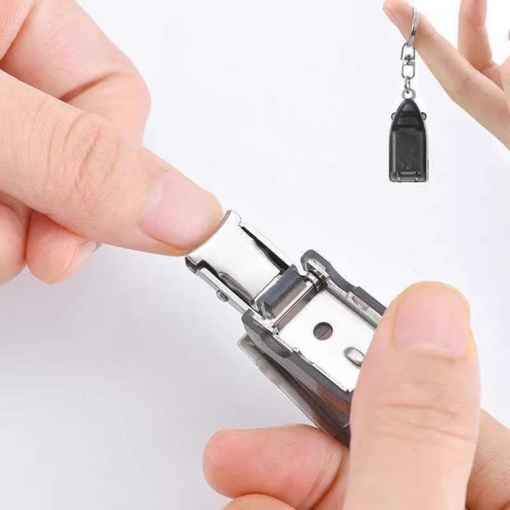 Professional Stainless Foldable Manicure Ultra-thin Durable Mini Nail Trimmer with Nail File Pedicure Tools Nail Clipper Travel