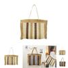 Woven Straw Tote Bag Large Capacity Ecofriendly Beach Bag For Casual Travel
