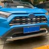 For Toyota Rav4 Rav 4 Limited/LE/XLE/Hybrid -2024 2025 Front Mesh Center Grille Racing Grill Molding Trim Car Accessories