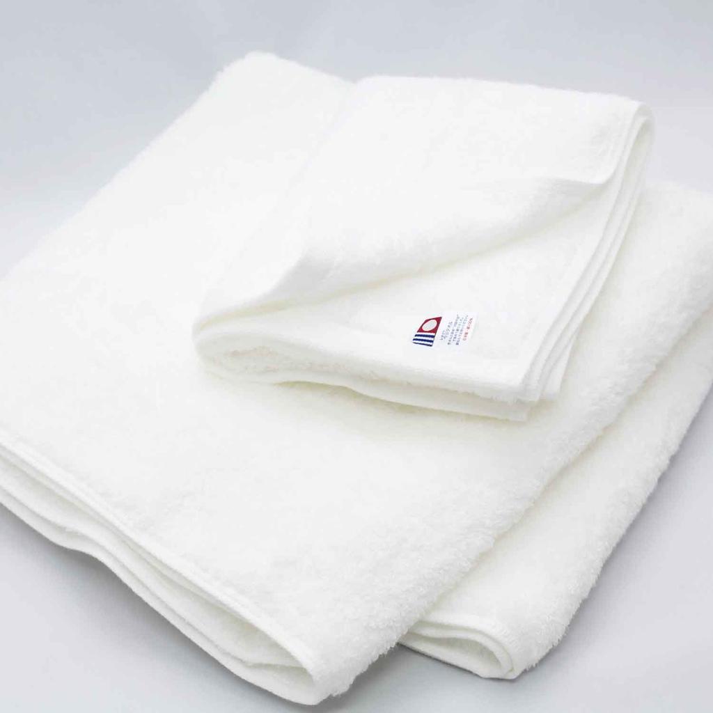 Maruyama Towel Imabari Towel Bath Towel, Cloud-like, Soft, Fluffy, Absorbent, Quick-Drying, White, Approx. 70 x 135 cm