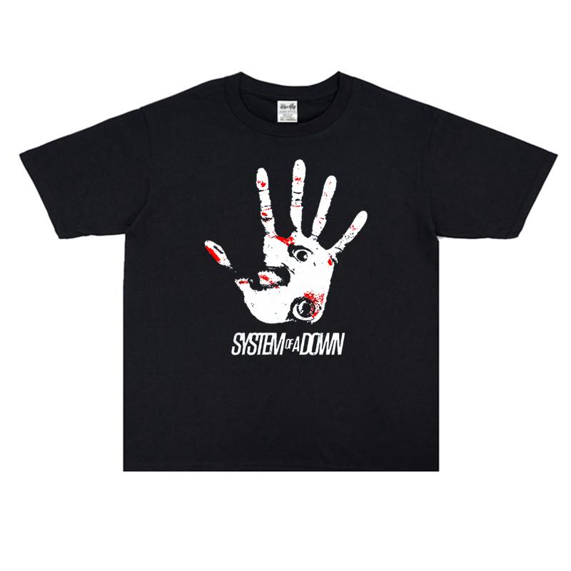 

Футболка System of A Down Band, мягкая хлопковая футболка высокого качества, мужская футболка с мультяшным принтом, мужские футболки в уличном стиле с рок-музыкой XXXXL