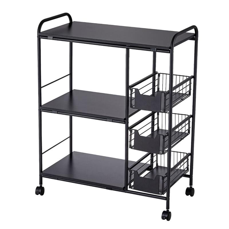 5-Tier Multi-functional Microwave Oven Storage Cart