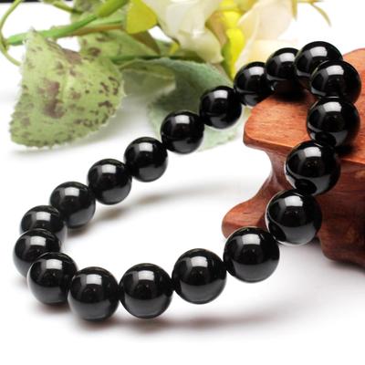 Unisex Black Agate Bracelet - Perfect for Birthdays and Holidays