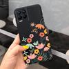 For Realme 8 Case Lavender Sunflower Silicone Back Cover For Realme 8 Pro 8i Realme8 4G RMX3085 Soft TPU Phone Case Luxury Coque