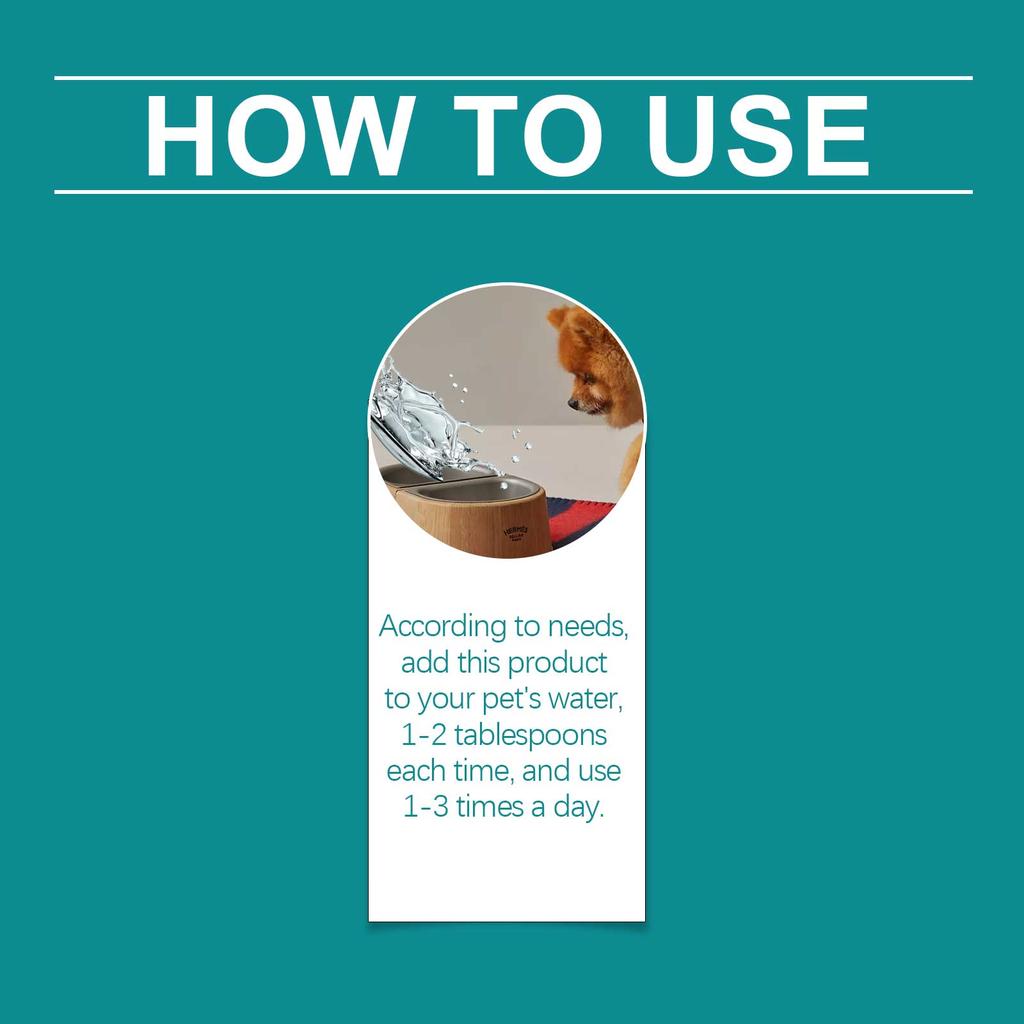 Yegbong Dog Mouthwash Caring for Your Pet's Oral Hygiene Cleans Plaque and Odor Dog Mouthwash