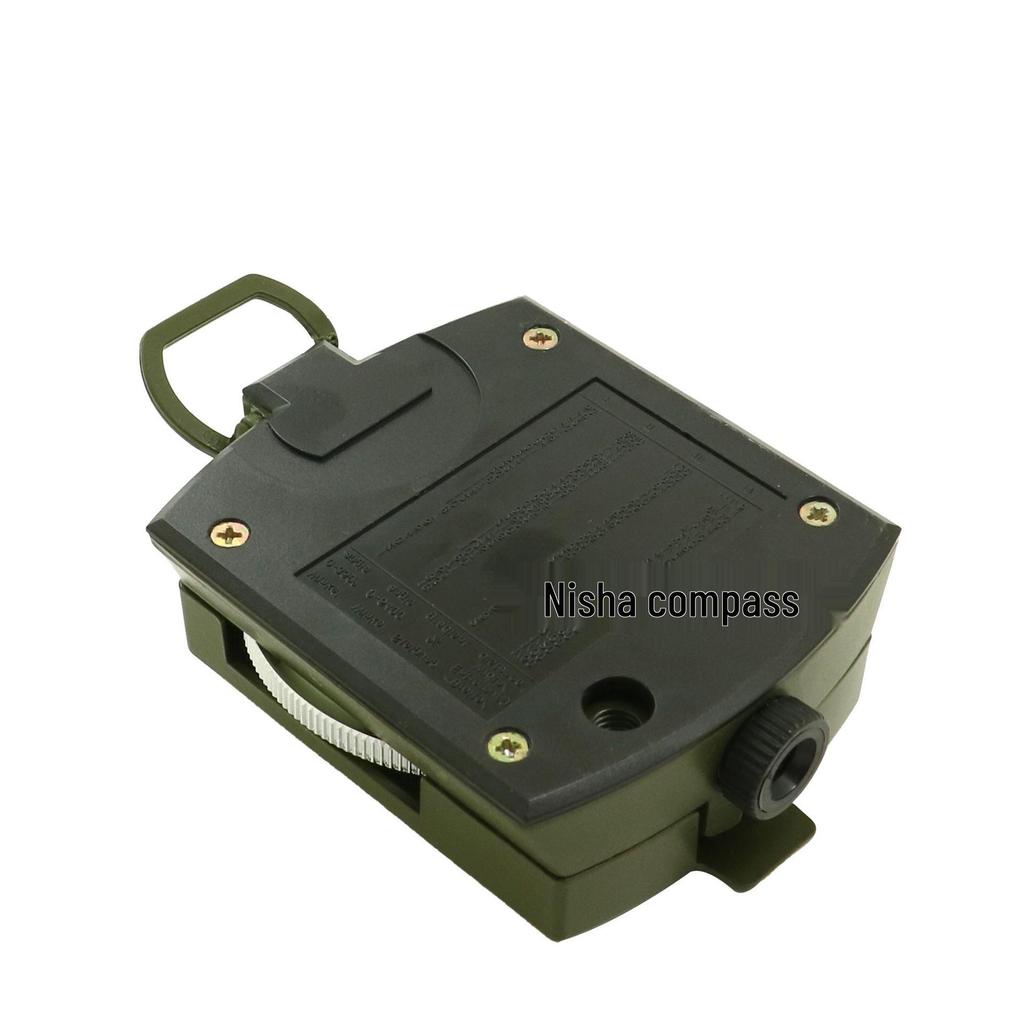 American Military Green Multifunctional Metal Compass K4580 - High Precision, Luminous, Outdoor Use