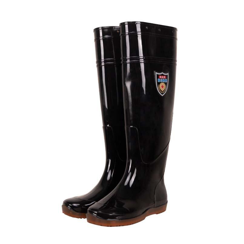 Water shoes high tube without lining PVC shoes rain shoes rice non-slip, waterproof, wear-resistant and wear-resistant unisex