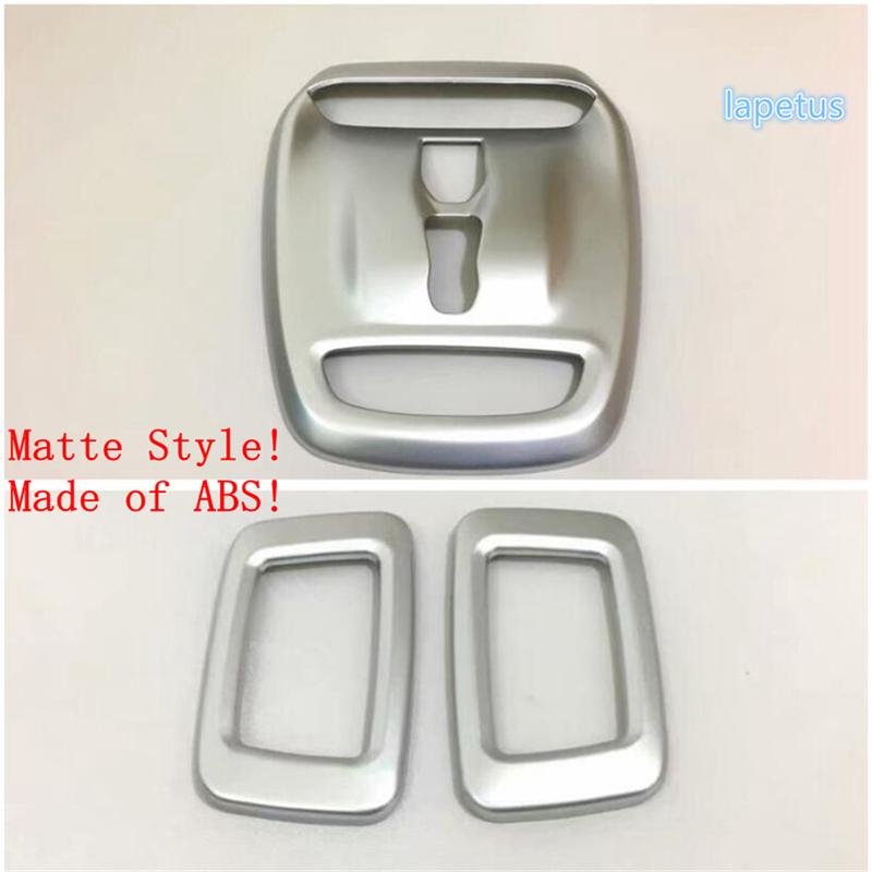 ABS Car Front + Rear Seat Roof Reading Lights Lamps Cover Trim For VOLVO XC40 2018 - 2025 Matte / Carbon Fiber Look Accessories