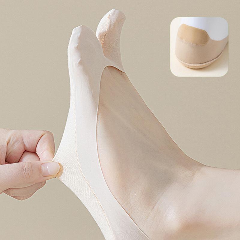Ultra Thin Split Toe Socks Summer Outdoor No Show Tabi Two Toe Socks Invisible Liner Boat Ankle Toe Socks For Women Ladies