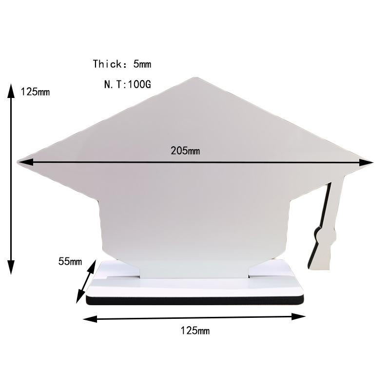 GRAD 2023 Photo Panel Sublimation Graduation Souvenir Blank MDF Photo Frame Factory (as the picture,Default)