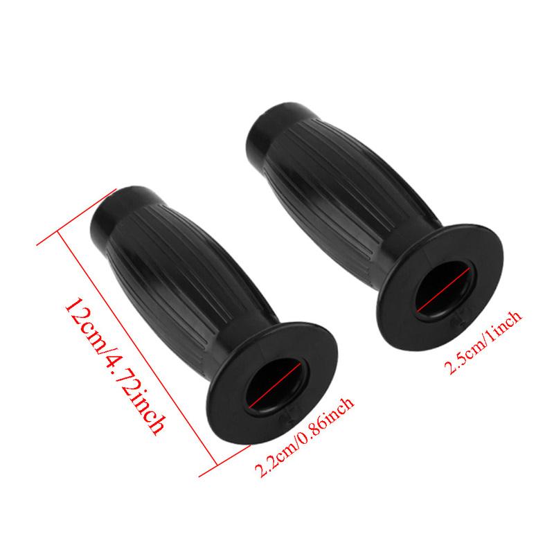 1 Pair Rubber Motorcycle Handlebar Grips 7/8in 22mm Left+1in 25mm Right For Truimph Motorcycle Modification Accessories