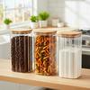 Glass containers for loose products with lid and seal 1.6 l 3 pcs.