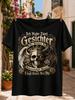 Ich Habe Zwei Gesichter Gerunisex Quote With Crowned Split Angel Demon Wings Roses And Gothic Ornaunisext  Unisex All Tshirt