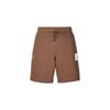 X Titan Shorts bordados de perna reta com elástico e cordão na cintura, masculino, cáqui DV7037-262
