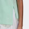 Adidas X Stella Mccartney Co-Branded Solid Color Logo Print Tank Top, Women Frozen Green Breathable Sports Tops HD9130