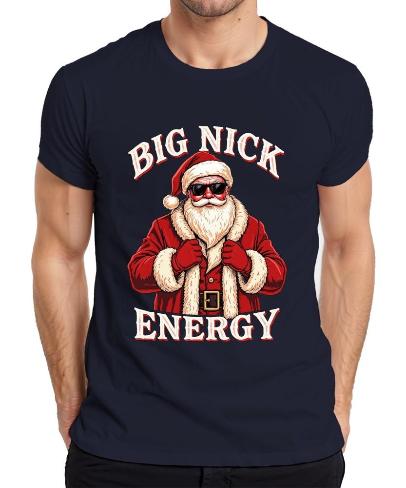Big Nick Energy Santa Claus Christmas Gift Sunglasses Unisexs Tshirt S