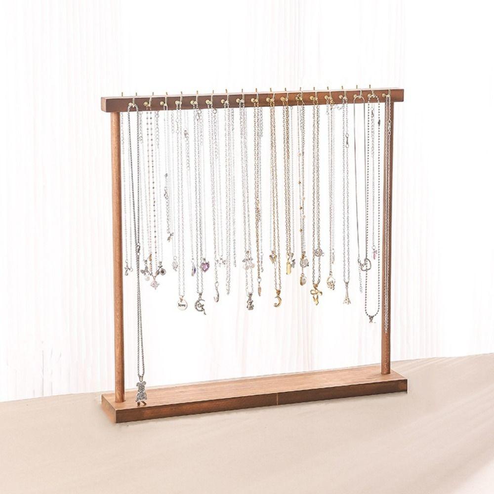 Necklace Holder Jewelry Display Stand Storage Rack Necklace Hanging Rack  Home Use