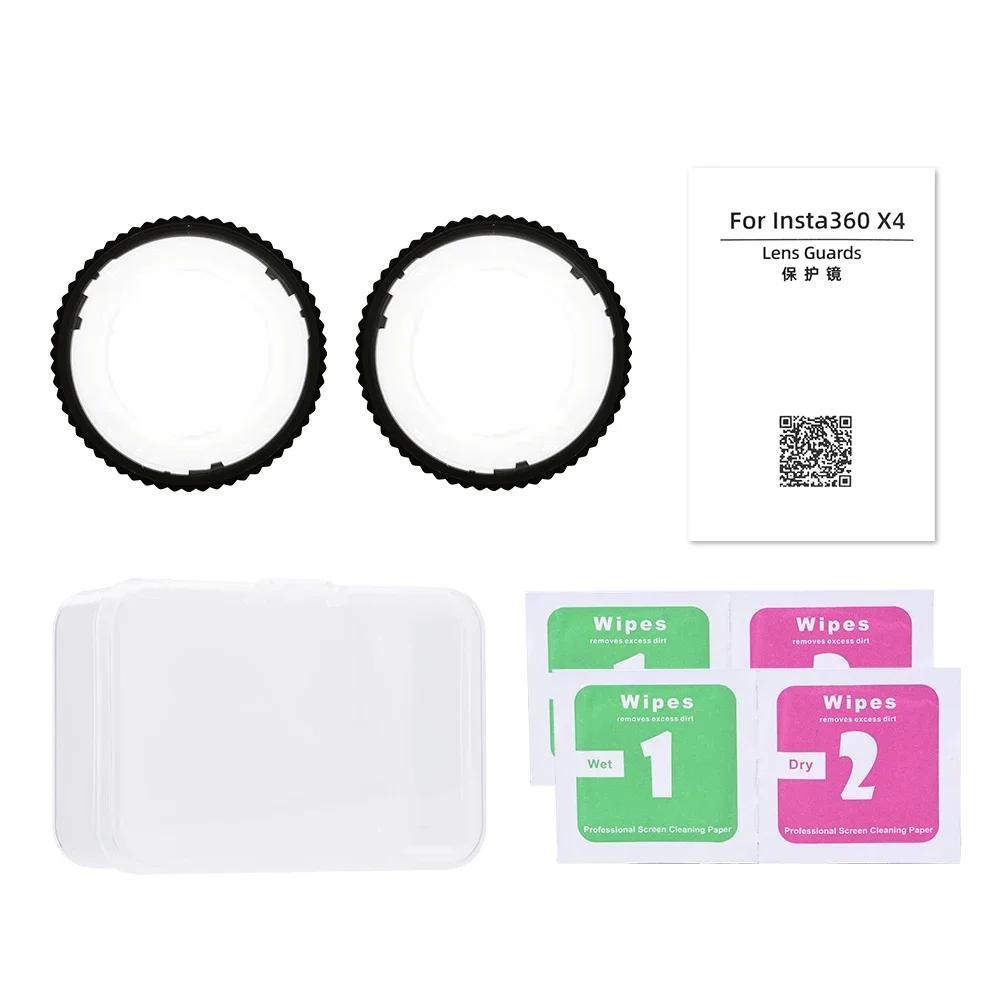 Flymile Lens Guards for Insta360 X4 Camera Accessories Len Protective Mirror Anti-Scratch Lens Cap Portable Rotating Cover