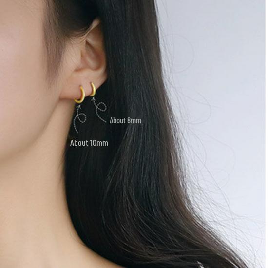 Sterling Silver Ear Cuff Earrings for Women 2022 - Trendy, Cool, and Domineering Hoops