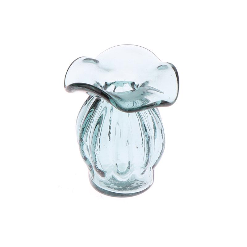 1:12 Puppenhaus Miniatur Glasvase Blumenarrangement Blumentopf Vorratsglas Garten Weihnachtshaus Dekor