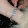 Bracciale Geometrico in Zirconi di Lusso Raffinato: Design Colorato e Versatile