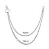Cross-Border Hip-Hop Punk Star Pendant Tassel Metal Waist Chain