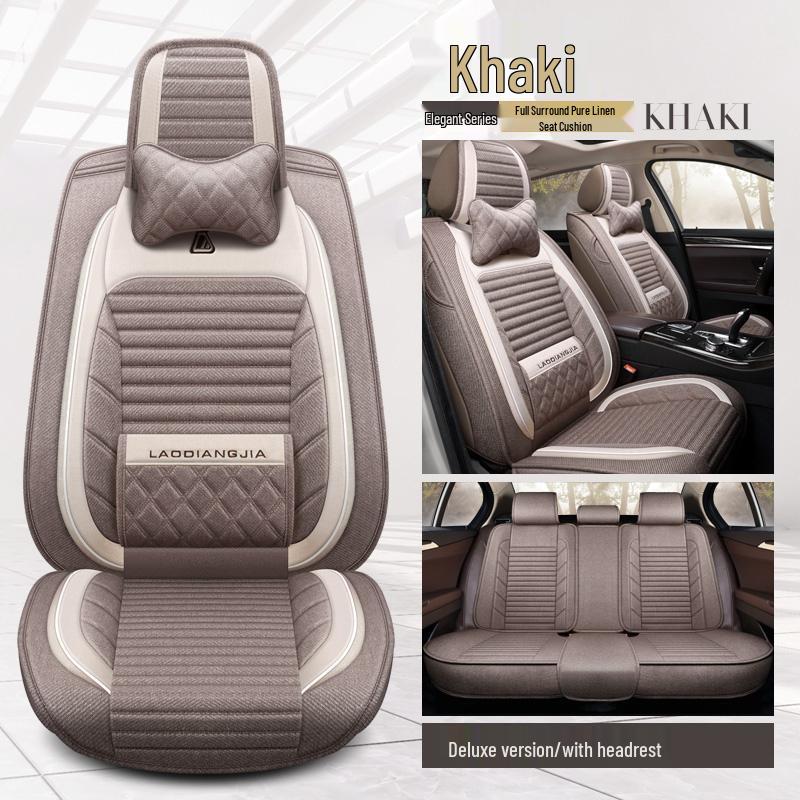 Southeast DX5 Luxury Universal Car Seat Cover - Full Surround, Four Seasons Linen Cushion (2021)