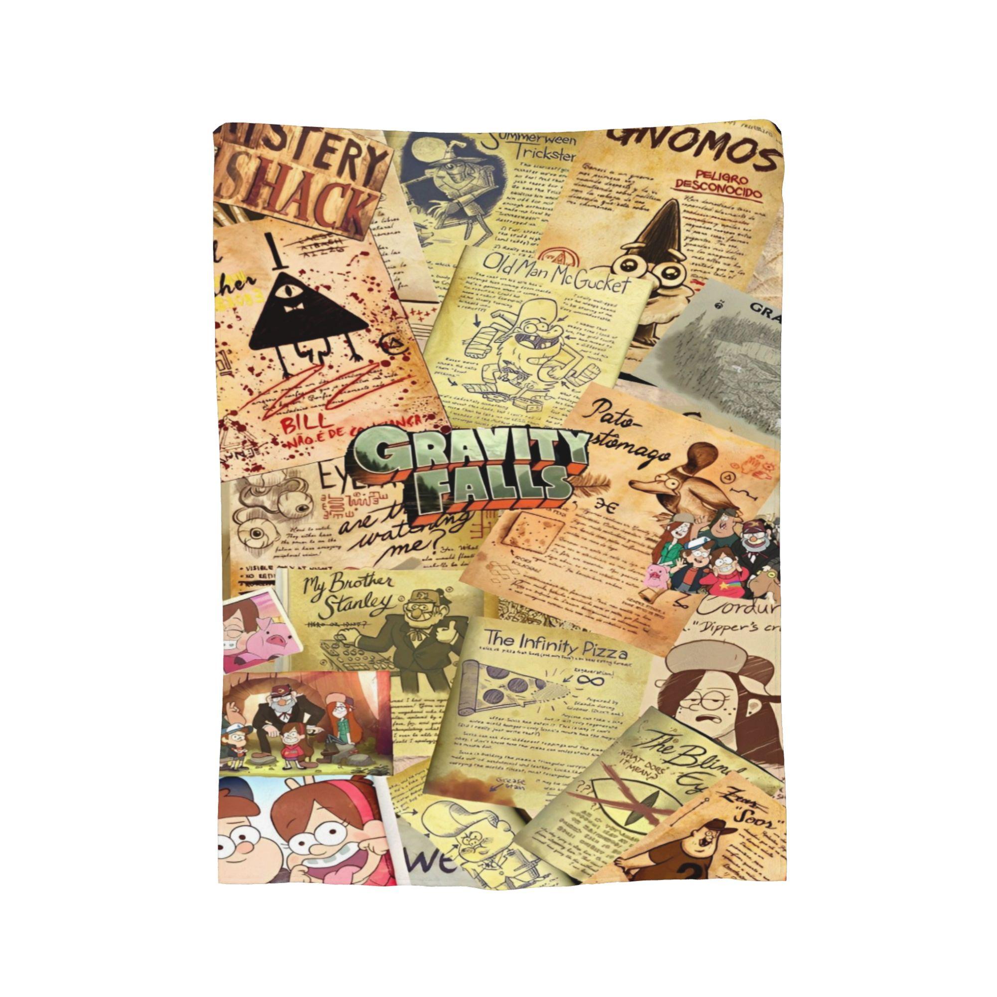 

Gravitys Falls Flannel Blankets Bill Cipher Adventure Animated Awesome Throw Blankets for Home Hotel Sofa Bedspread 130x150cm