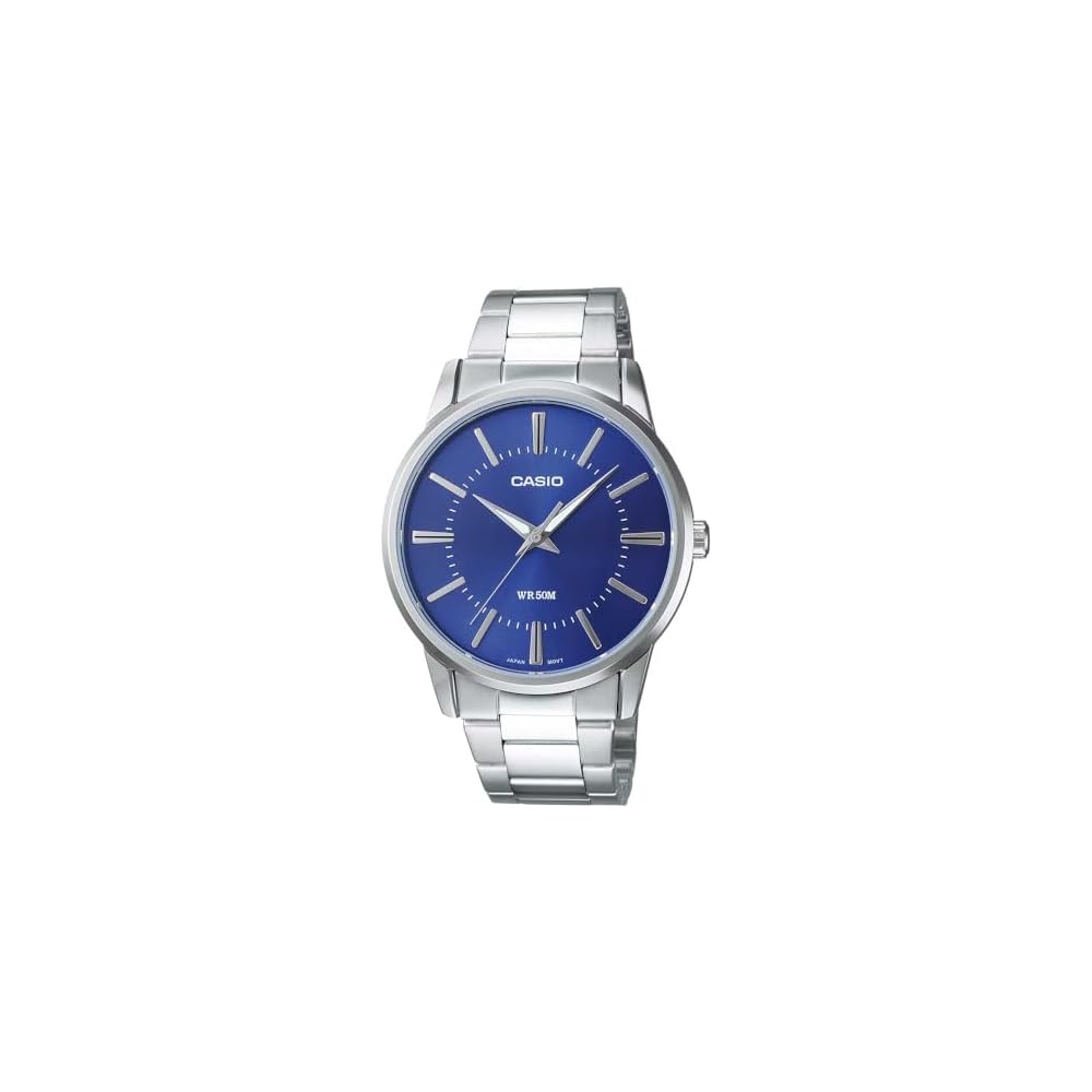 Casio MTP-1303PD-2AVEG Analog Watch Silver Stainless Steel Band 50m Water Resistant