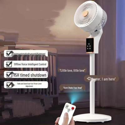 ZISIZ Adjustable Desk and Floor Electric Fan