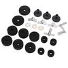 23 Pieces Cymbal Replacement Accessories Non Slip 2.5cm 4cm 5cm Felt Pads   Cymbal Sleeves Nuts Washers Base Set