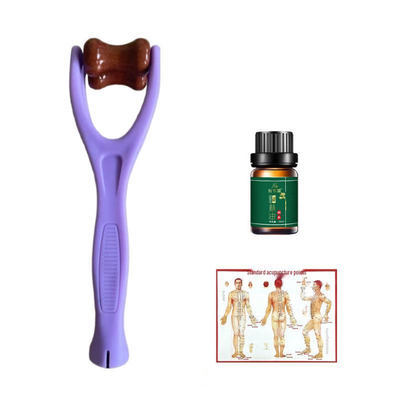 Holz Magnetische Perlen Finger Massage Roller