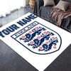 Custom Name England Soccer Carpet Rug for Living Room Bedroom Home Sofa Decoration,Kids play Non-slip Floor Mat