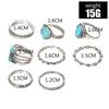Fashion Women Carved Tophus Knuckle Rings Set 8 In 1