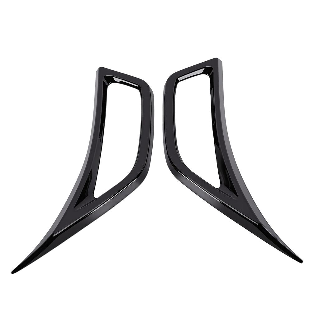 2PCS Car Side Vent Trim Replacement for Jeep Wrangler 18 24 Sporty Mudguard Side Air Vent Decorative Cover