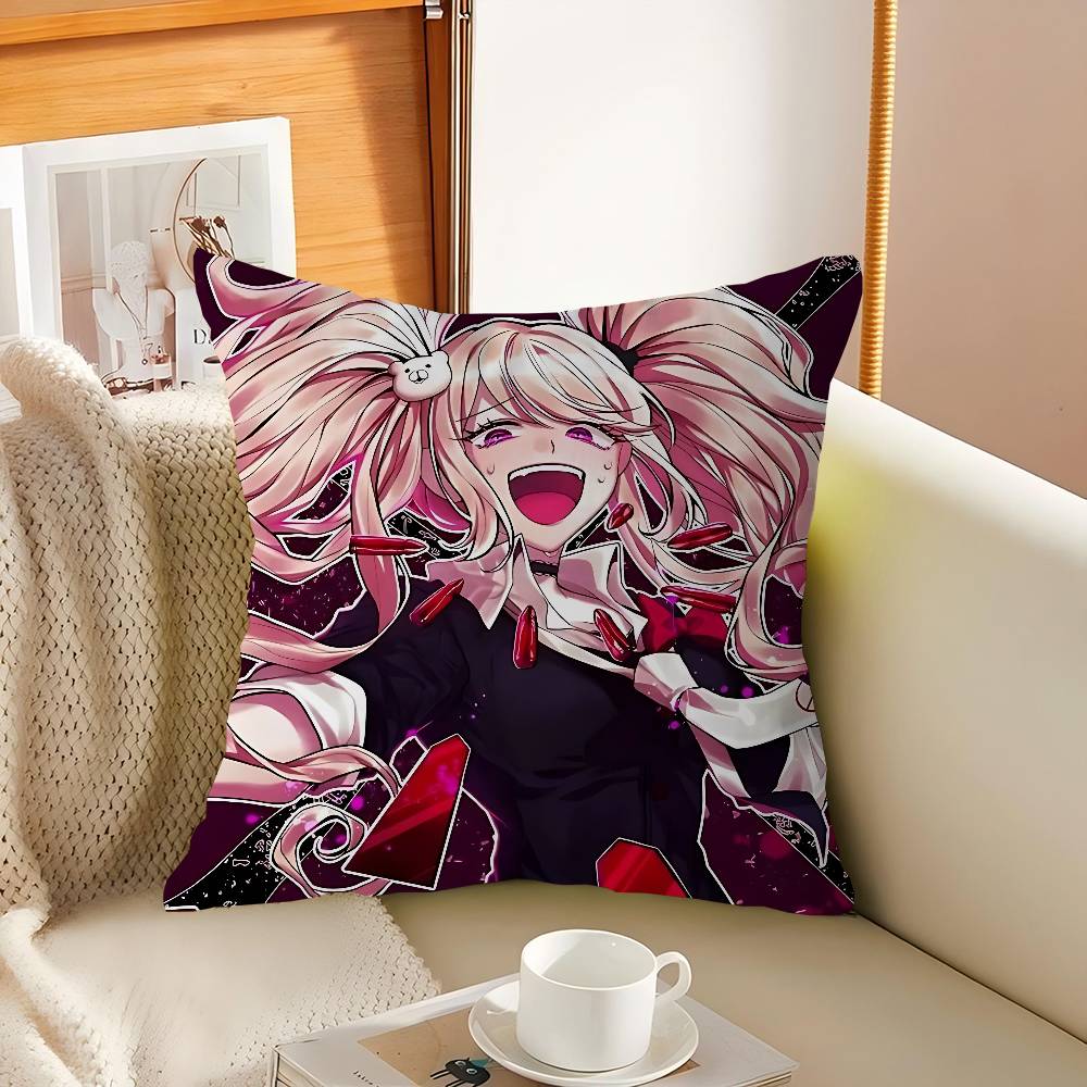 

J-Junko E-Enoshima Maple Design Cushion Cover Happy Autumn Harvest Decor Holiday Decorati Pillow Cover 12x12Inch