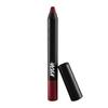 Nykaa MATTE-ilicious tužka na rty - odstín Perfect Plum č. 02 S kosmetickým ořezávátkem Prove Your Point