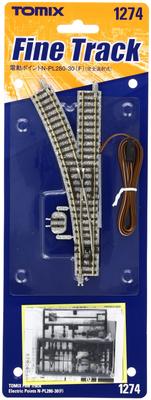 TOMIX N Gauge Electric Points F Fully Selectable Type 1274 Model Train Supplies N-PL280-30