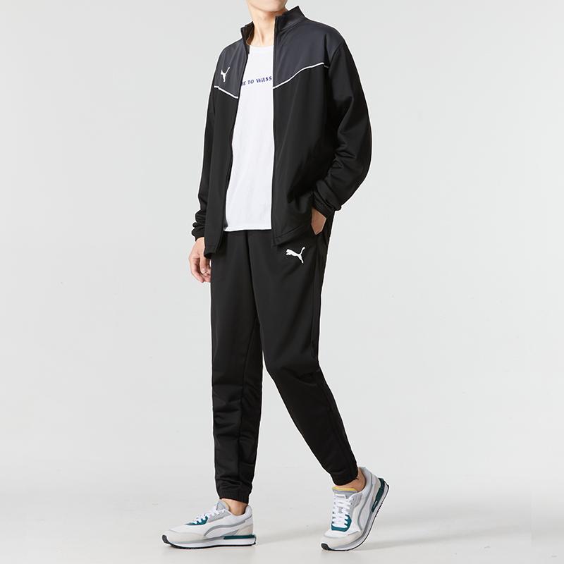 Puma Individual Rise Woven Tracksuit Men Tracksuits Black 657534-03