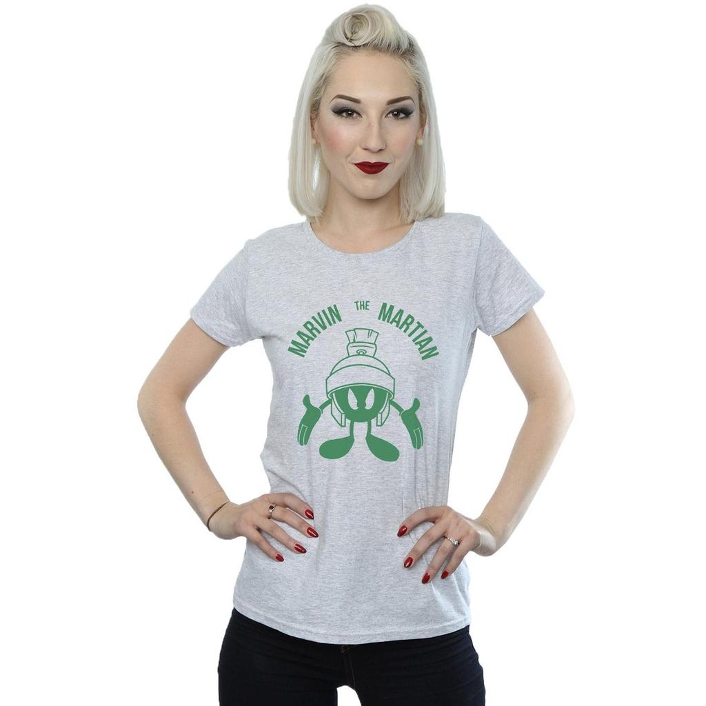 Looney Tunes Womens/Ladies Marvin The Martian Large Head Cotton T-Shirt