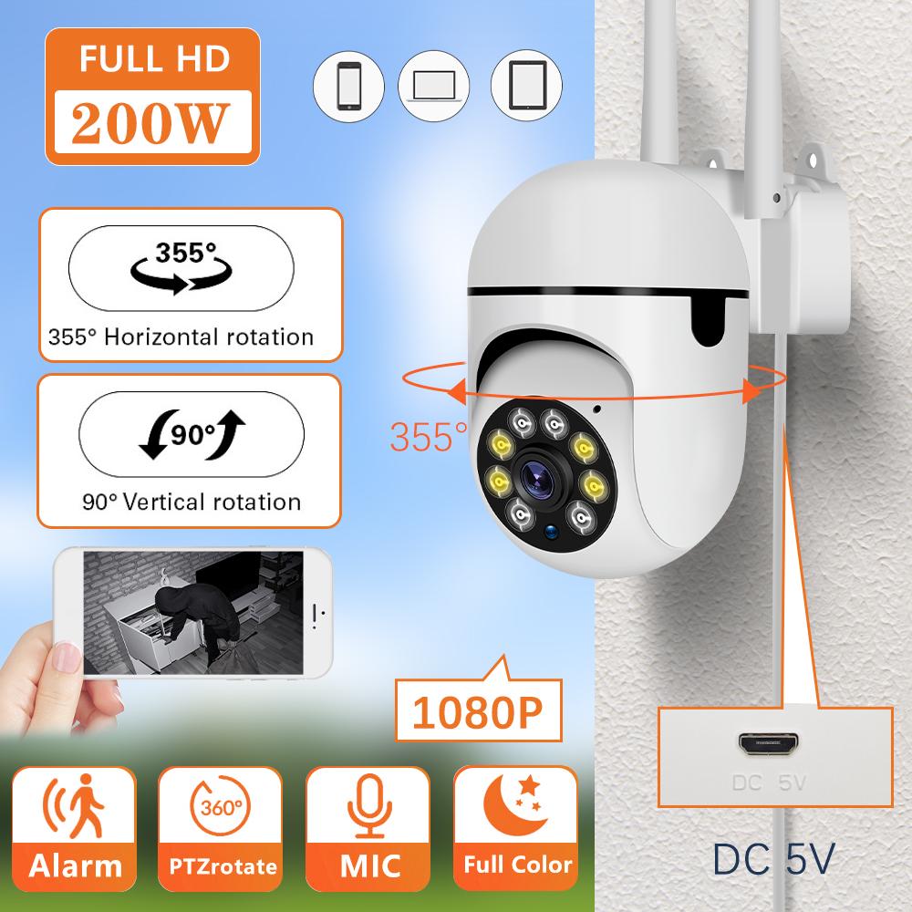 200W Waterproof Night Vision Home Security CameraWireless Wifi IP Camera