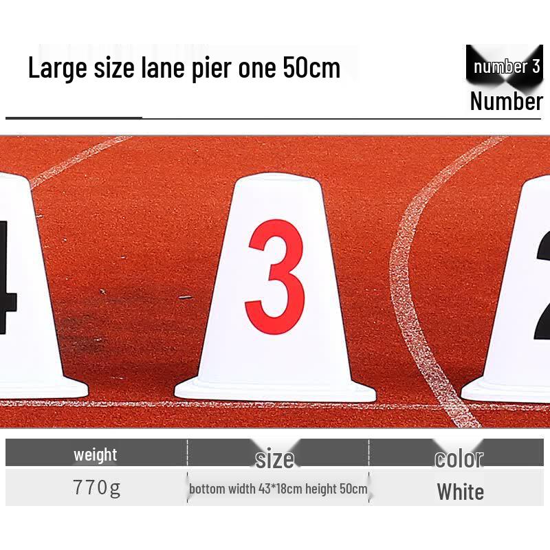 Triangular Athletics Lane Marker