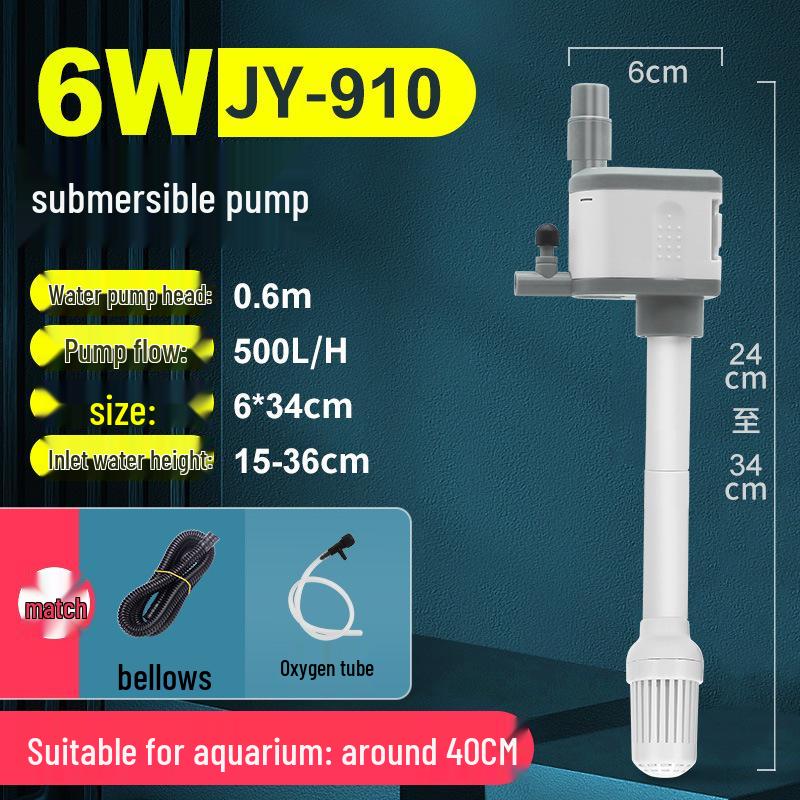 

Безшумний акваріумний фільтр і кисневий насос Jingye 3-в-1