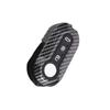 Carbon Abs Car Key Fob Shell Cover for FIAT 500 500L 500X Abarth 3-Button Folding Key Auto Keychain