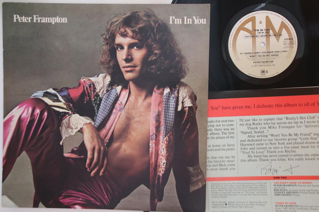 LP Record PETER FRAMPTON - I'm In You GP2050 A&M 1977 Japan Rock Used