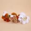 Cute Animal Plush Keychain Toy With Soft Fabric For Backpack Accessories