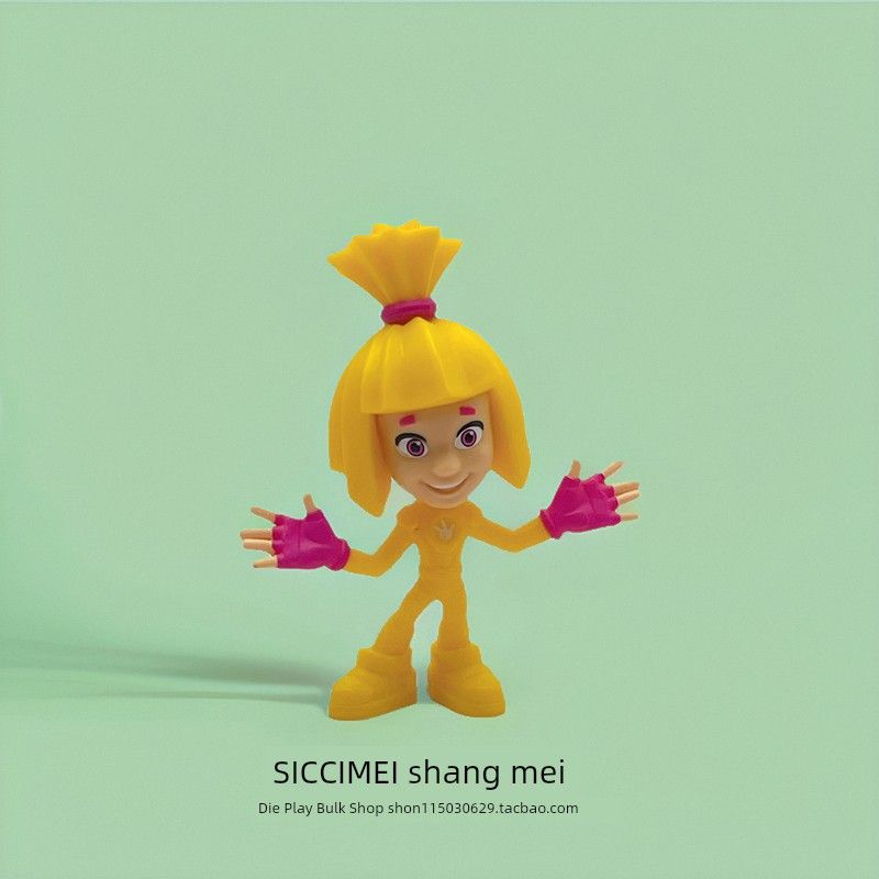 

Bulk Goods Authentic Screw Family Fire God Doll Wire Ball Sister Green Fairy Snail Xiaoxi Doll Decoration Model A bulk cargo is not perfect, there are defects