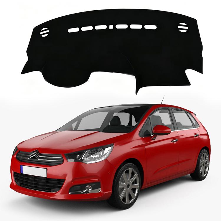 Innenverkleidung für 2011–2018 Citroën C4 Armaturenbrett-Abdeckungspolster Sonnenschutz Anti-UV-Armaturenbrettmatte Rutschfest