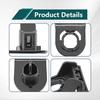 5 Sätze Schwarze Stoßstangen-Vorne zu Kotflügel-Innenverkleidungs-Clips, Kompatibel mit Camrry C0rolla Sienna Venza ES300 ES350, Ersatz 47749-33030, 47749-02020,