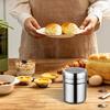 Stainless Steel Sprinkle Powder Icing Sugar Cocoa Sugar Chocolate Flour Duster Shaker Tool Seasoning Bottle for Spices